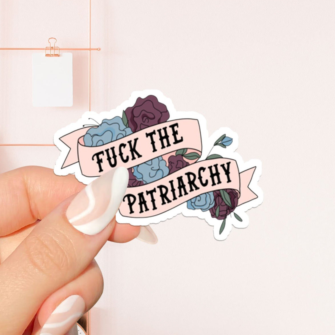 F*ck the patriarchy Sticker