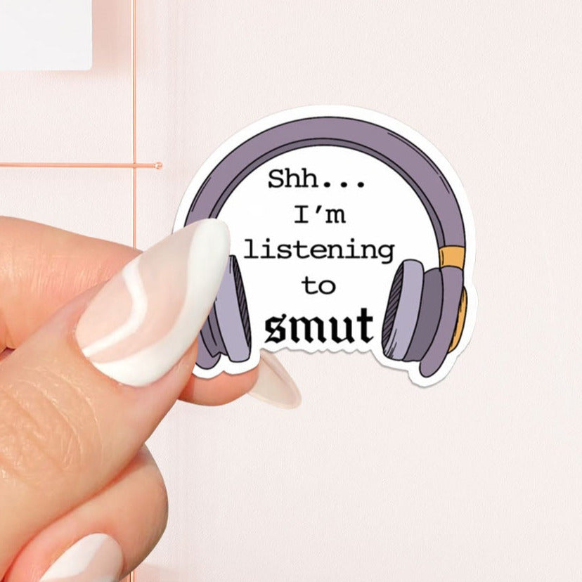 Listening smut Sticker