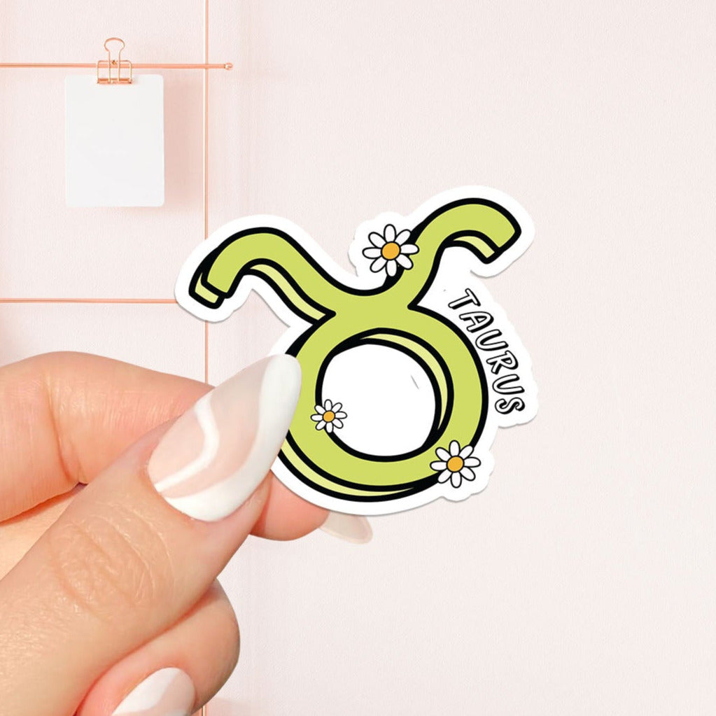 Taurus sign Sticker