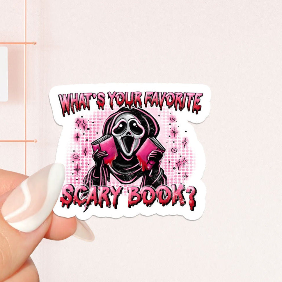 What's your favoriote scary book Sticker