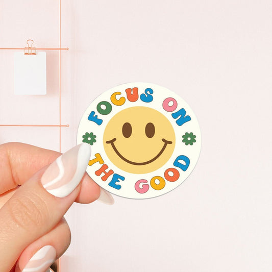 Focus on the good Sticker