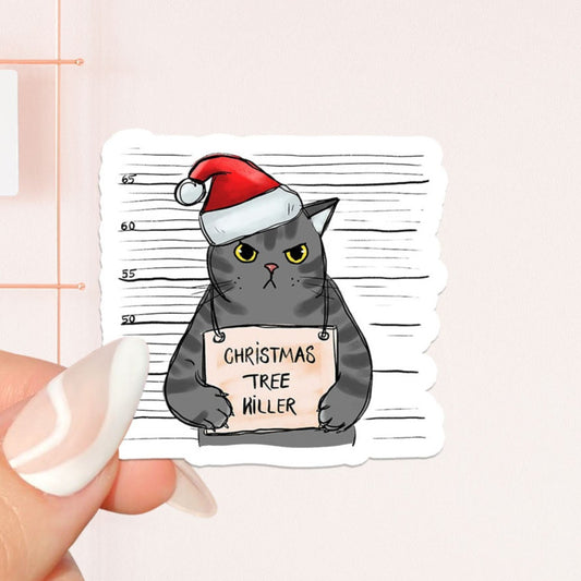 Christmas tree killer Sticker