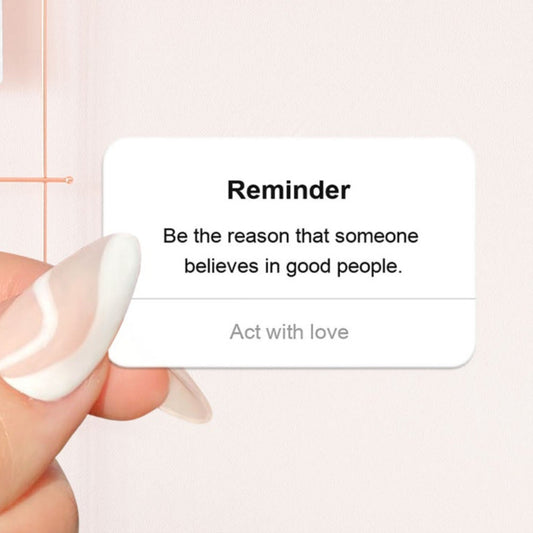 Reminder: Act with love Sticker