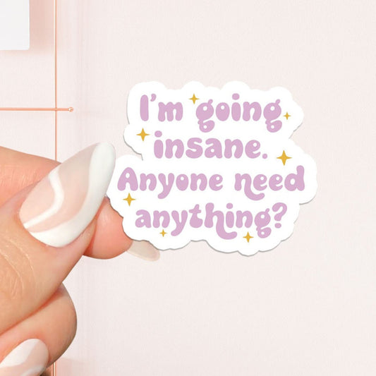 Going insane Sticker