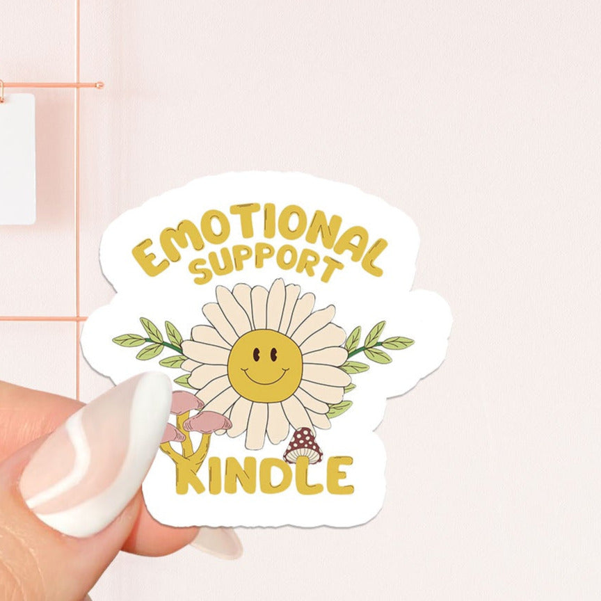 Emotional support kindle Sticker