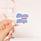 Books over boys Sticker