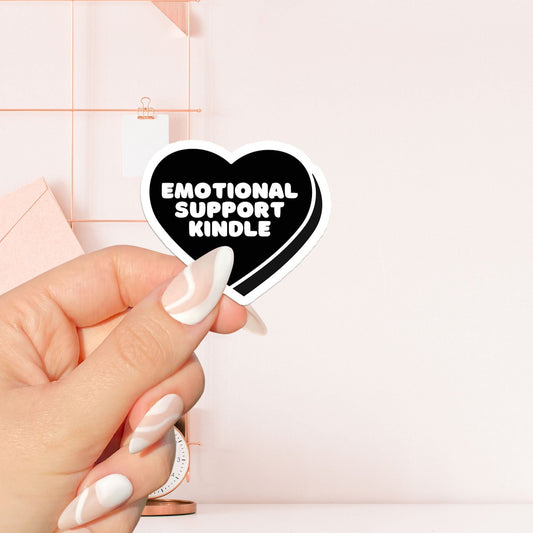 Emotional support kindle Sticker
