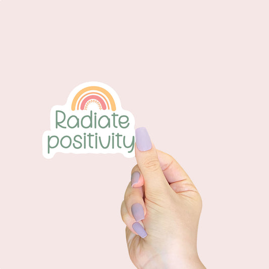 Radiate Positivity Sticker