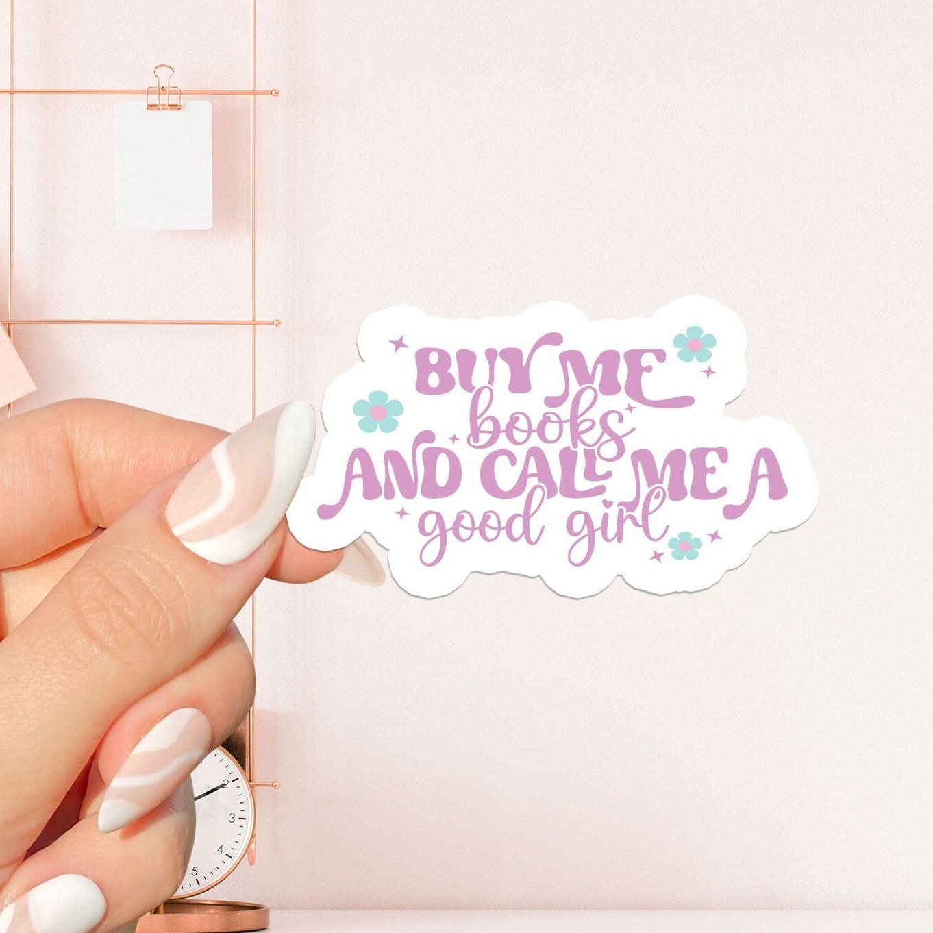 Buy me books Sticker , bookish Sticker ,book lover gift , bookish Merch , Kindle Sticker , Smut Reader , reading lover, e-reader