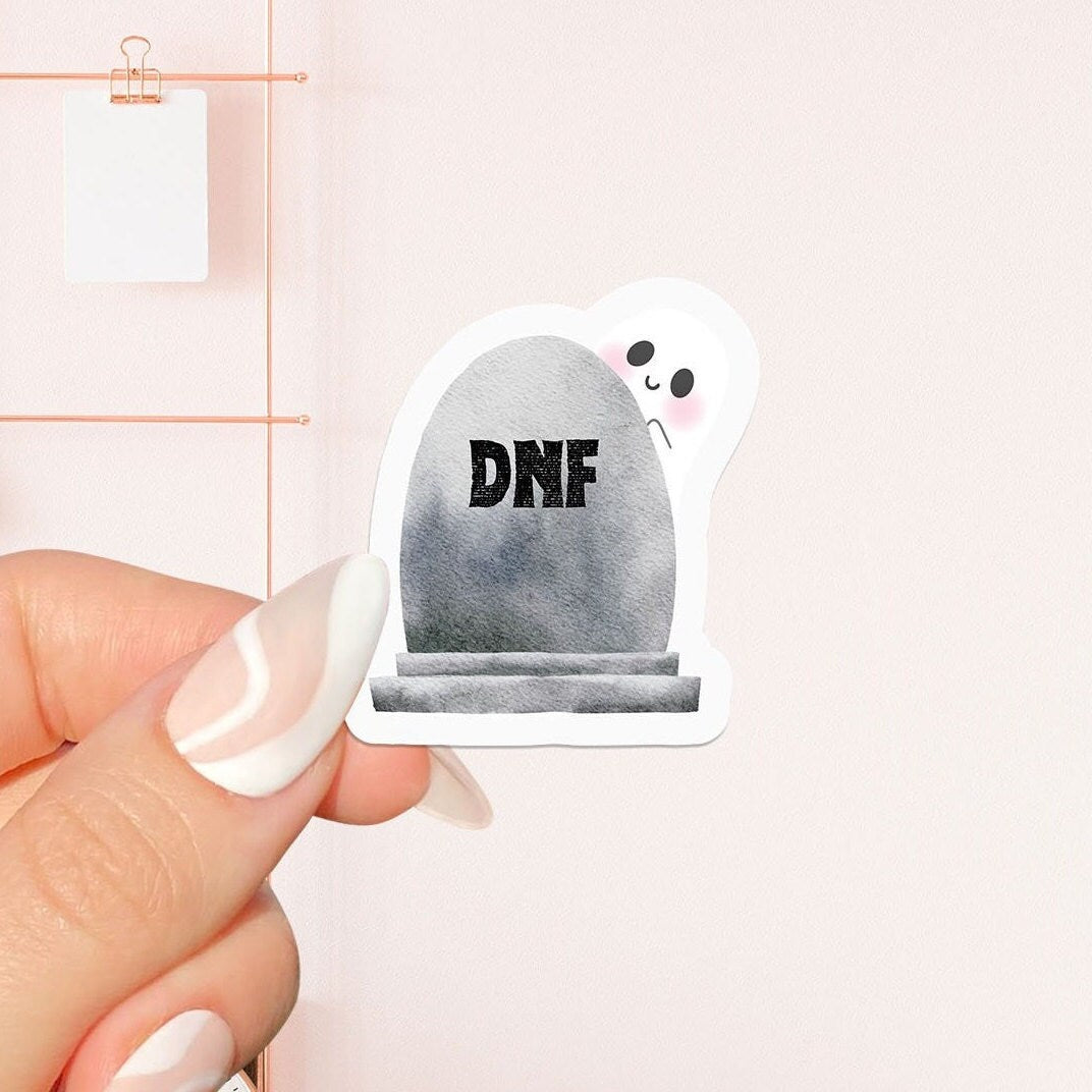 DNF Sticker, bookish Sticker, book lover gift, bookish Merch , Kindle Sticker, Smut Reader, reading lover, e-reader