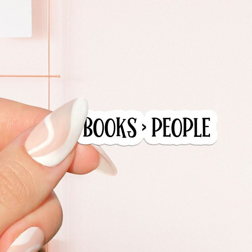 Books people Sticker, bookish Sticker, book lover gift,bookish Merch, Kindle Sticker, Smut Reader, reading lover, e-reader