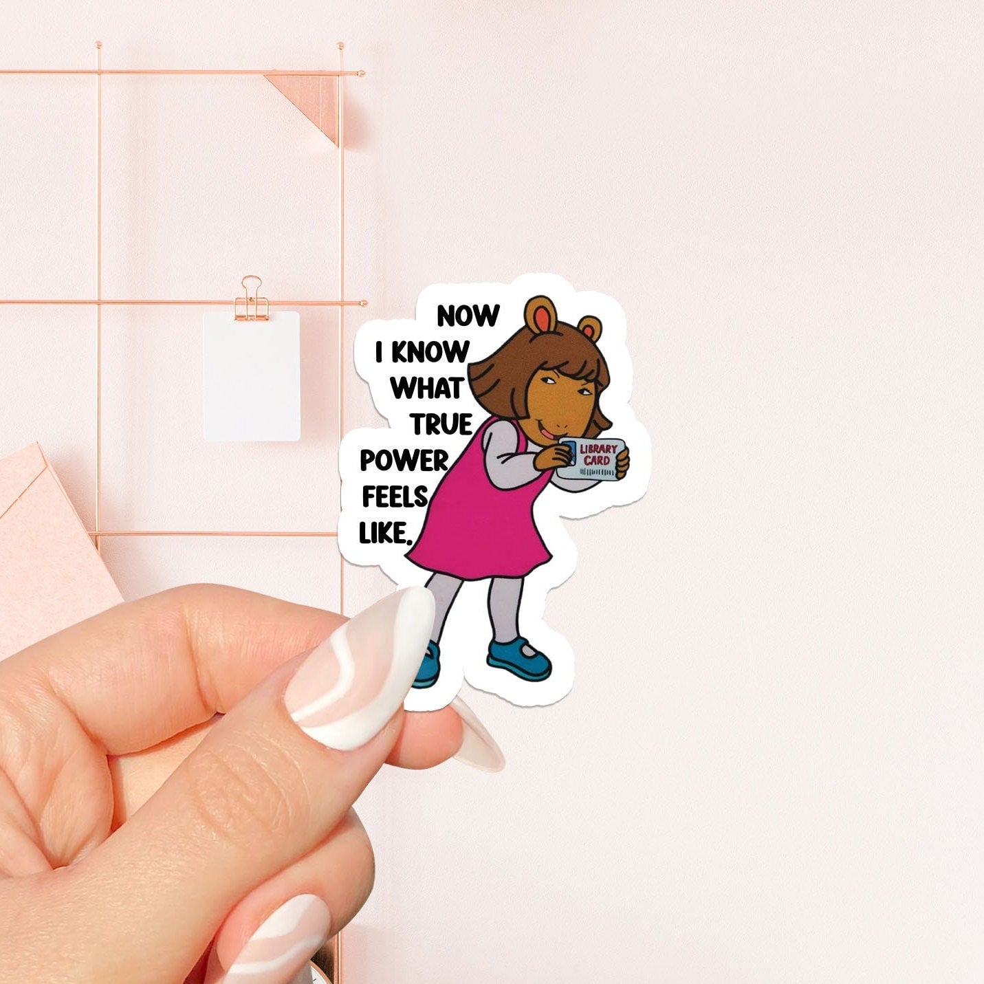 True Power Sticker, bookish Sticker, book lover gift,bookish Merch, Kindle Sticker, Smut Reader, reading lover, e-reader