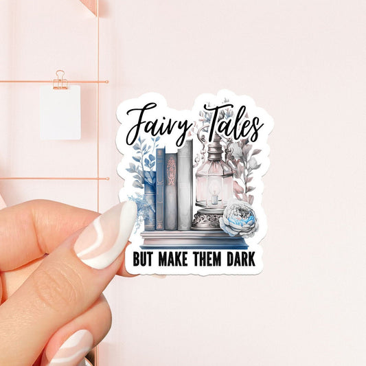 Fairy tales Sticker, bookish Sticker, book lover gift,bookish Merch, Kindle Sticker, Smut Reader, reading lover, e-reader