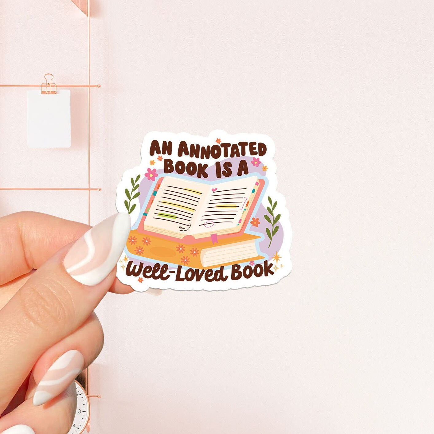 well loved book Sticker , bookish Sticker ,book lover gift , bookish Merch , Kindle Sticker , Smut Reader , reading lover, e-reader