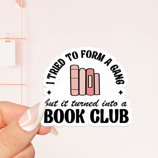 Turn to bookclub card sticker, bookish Sticker, book lover gift,bookish Merch, Kindle Sticker, Smut Reader, reading lover, e-reader