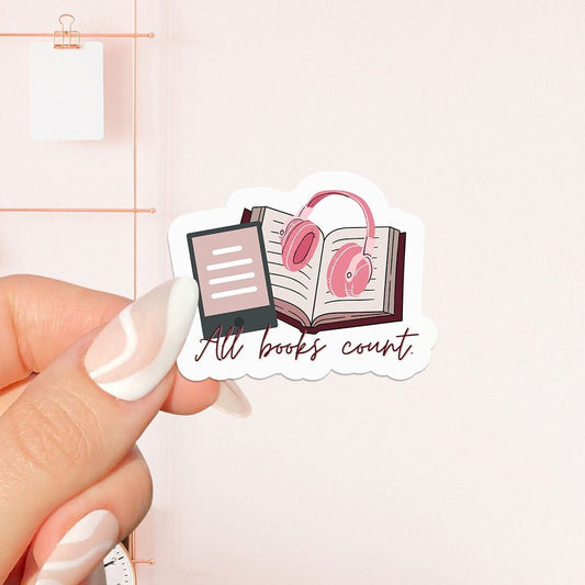 All books Sticker, bookish Sticker, book lover gift, bookish Merch , Kindle Sticker, Smut Reader, reading lover, e-reader