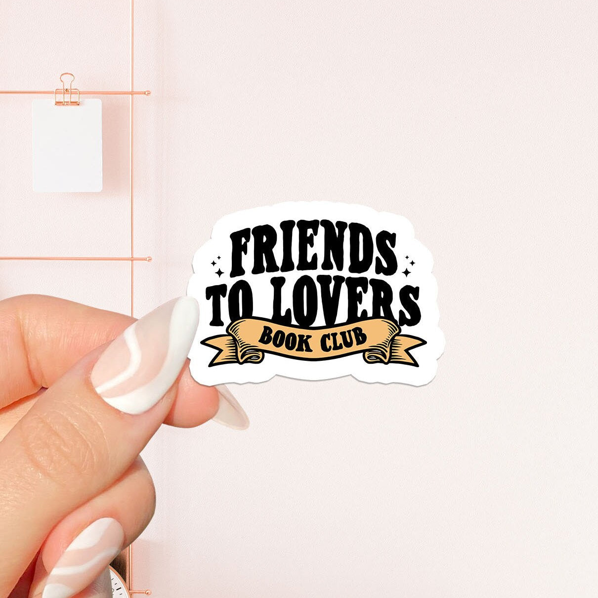 Freinds to lovers Sticker, bookish Sticker, book lover gift,bookish Merch, Kindle Sticker, Smut Reader, reading lover, e-reader