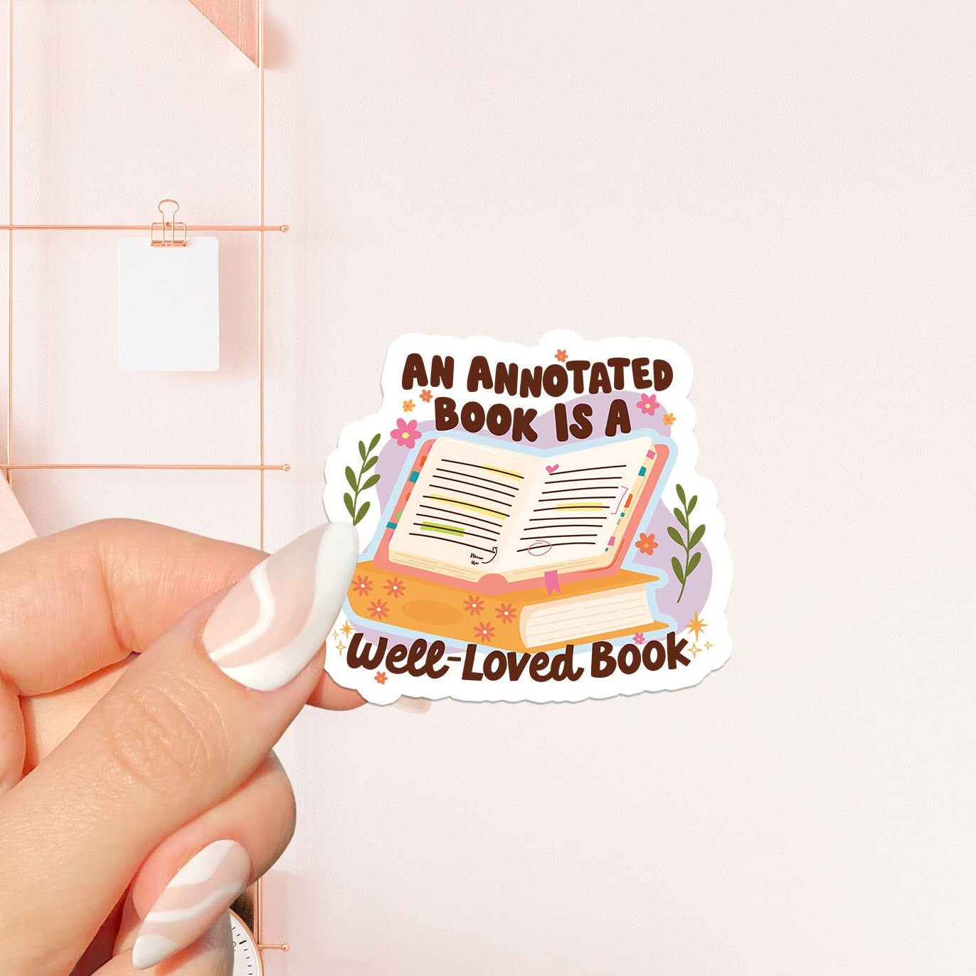 An annotated books Sticker, bookish Sticker, book lover gift,bookish Merch, Kindle Sticker, Smut Reader, reading lover, e-reader