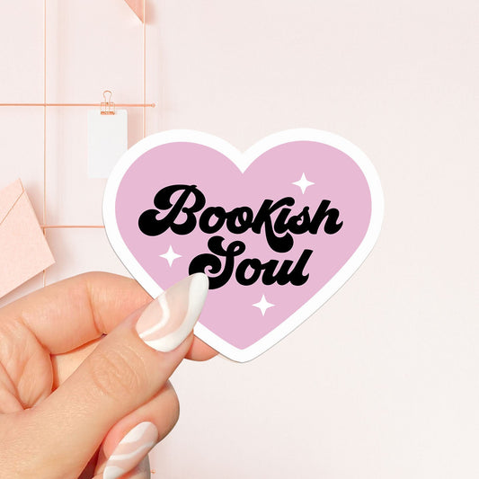 Bookish soul sticker, bookish Sticker, book lover gift, bookish Merch, Kindle Sticker, Smut Reader, reading lover, e-reader